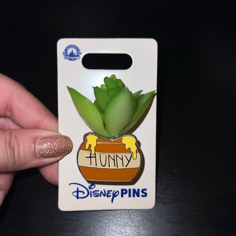 Disney Pin “hunny” pot succulent from Winnie the Pooh